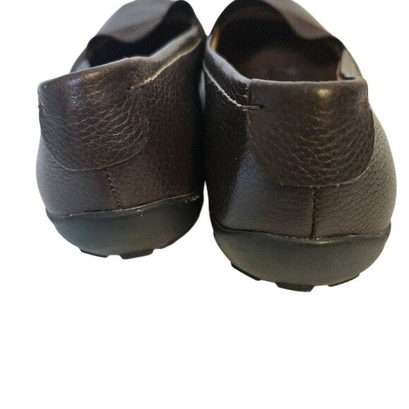 Naturalizer womens loafers, brown leather. Size 8. - Picture 4 of 5